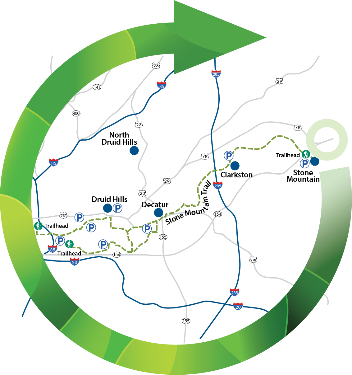 Stone Mountain Trail PATH Foundation - Stone%20Mountain%20Trail 